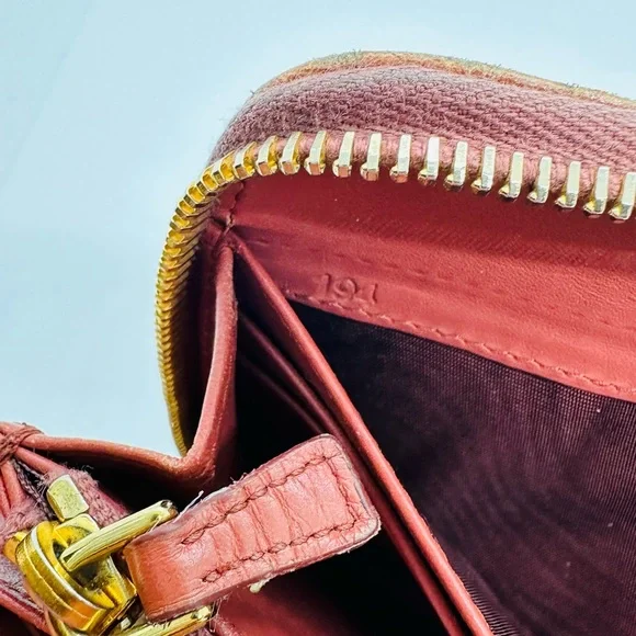 MIU MIU large Crocodile Zip around Wallet